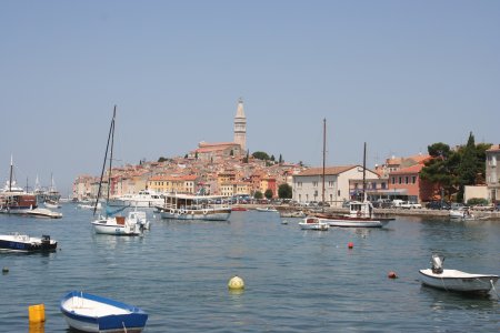 Rovinj, een mooi dorpje met venetiaanse invloeden aan de Istrische kust